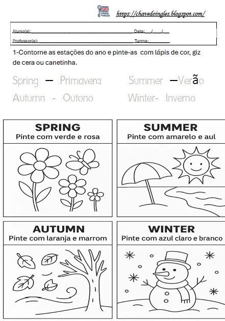 Atividade de estações do ano